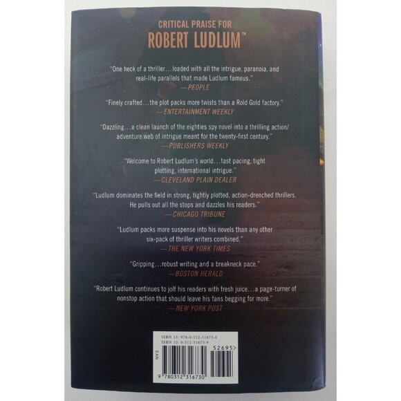 The Bancroft Strategy by Robert Ludlum – VG+ Spy Thriller Paperback Book - Picture 2 of 3